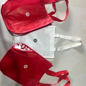 Three pack of Lululemon bags